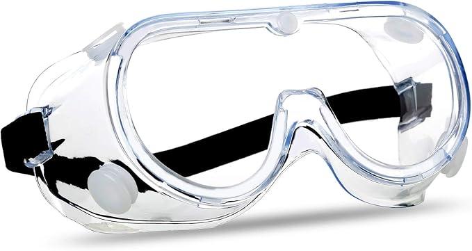 Super More Anti-Fog Protective Safety Goggles Clear Lens Wide-Vision Adjustable by SuperMore