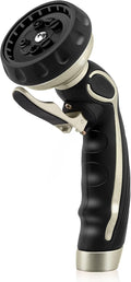 RESTMO Hose Nozzle with Easy Self-Lock Trigger, Heavy Duty Metal Water Hose by Restmo