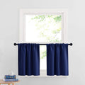 RYB HOME Kitchen Curtains Blackout Half Window Short Drapes by RYBHOME
