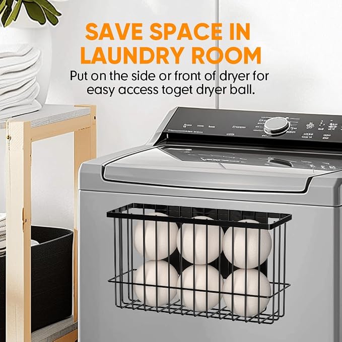 Magnetic Dryer Ball Holder for Laundry Room Organization and Storage, Magnetic - Image 4