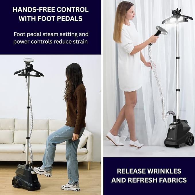 SALAV Commercial-Grade Standing Garment Steamer - Image 6