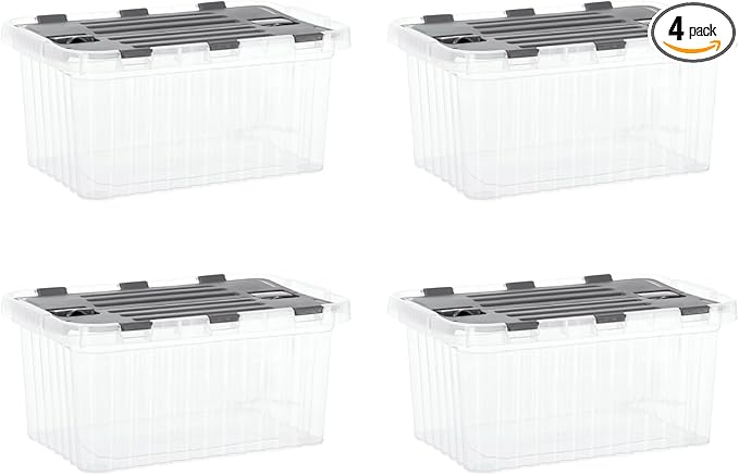 Superio Clear Storage Boxes by Superio
