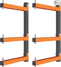 Lumber Rack Heavy Duty Wood Racks Wall Mount Folding Lumber Storage Racks by Acools