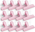 HOUSE AGAIN 12 Pack Stainless Steel Chip Bag Clips Covered by HOUSEAGAIN