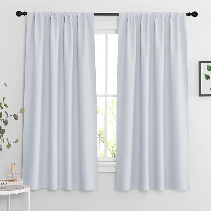 RYB HOME Blackout Curtains 63 inches Long by RYBHOME