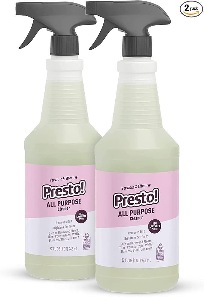 Amazon Brand – Presto! All Purpose Cleaner, Lavender Scent, 32 fl oz by Presto