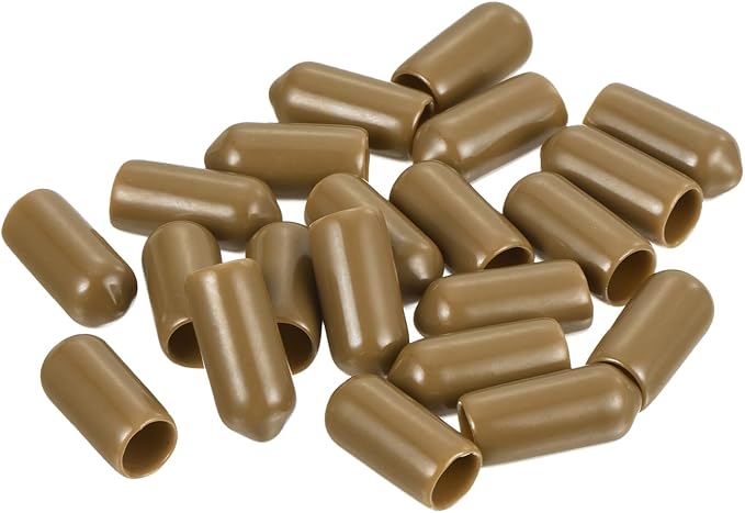 uxcell 20pcs Rubber End Caps 6.5mm ID Vinyl PVC Round Tube Bolt Cap Cover Screw - Image 4