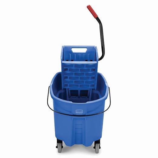 Rubbermaid Commercial Products WaveBrake 35 QT Side-Press Mop Bucket and - Image 2