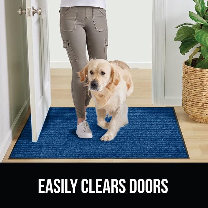 GORILLA GRIP Traffic Guard Door Mat, 2 Pack, Heavy Duty Waterproof Doormat - Image 5