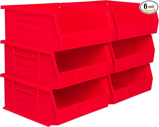 Akro-Mils 30235 AkroBins Plastic Storage Bins, Space-Saving Stackable Bins by Akro-Mils