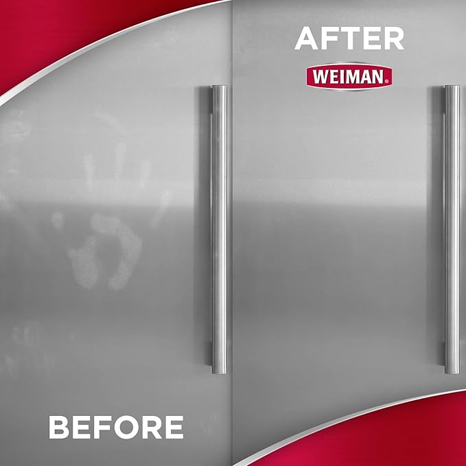 Weiman Heavy Duty Cooktop Polish & Stainless Steel Wipes - Image 6