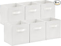 Lifewit Collapsible Fabric Storage Cubes Bins Set 11 Inch, Foldable Cubby by Lifewit