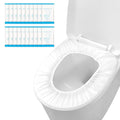 50 Pack Disposable Toilet Seat Cover Waterproof Non-Woven Fabric, Disposable by Krijuess