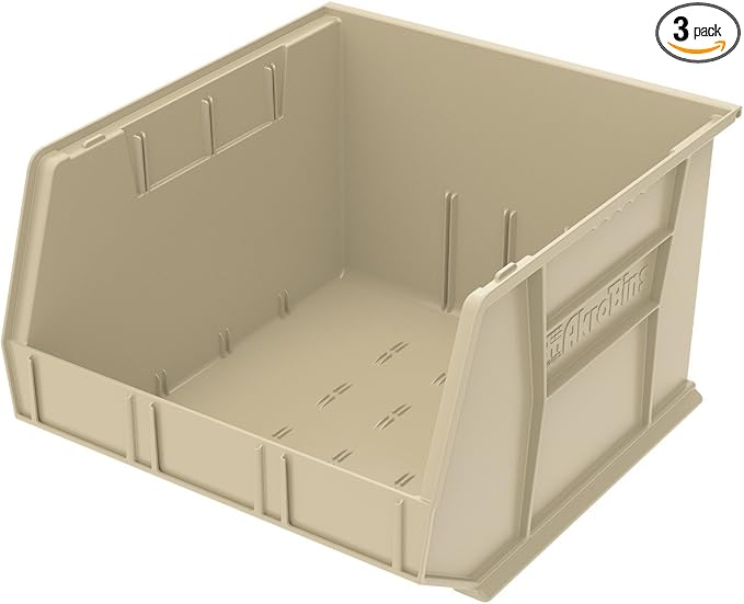 Akro-Mils 30270 AkroBins Plastic Storage Bins, Space-Saving Stackable Bins by Akro-Mils