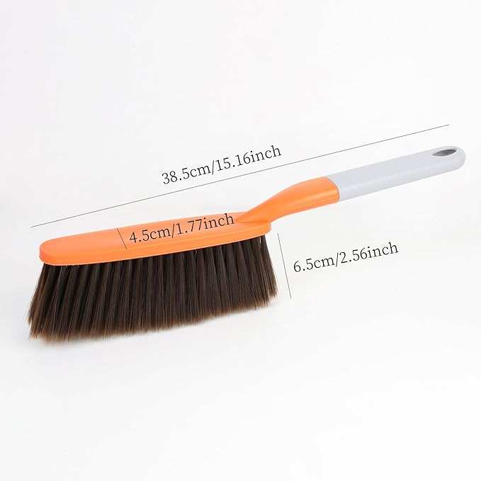 1 Pack 15" Hand Broom Brush, Soft Bristle Cleaning Brush, Counter Brush - Image 3