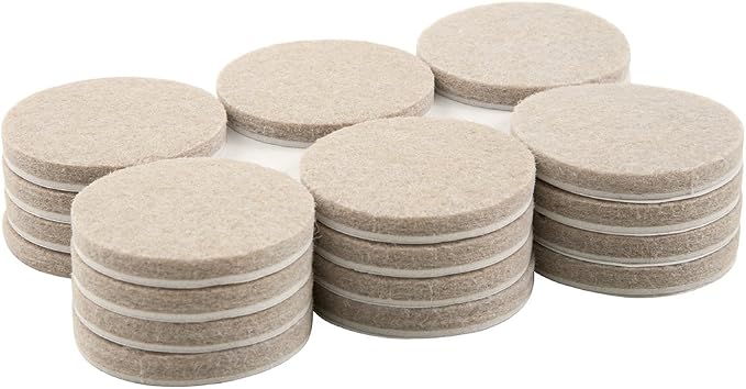 SOFTTOUCH 1 1/2" Round Heavy Duty Felt Furniture Pads - Image 3