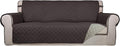 PureFit Reversible Quilted Sofa Cover, Water Resistant Slipcover Furniture by PureFit