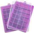 Ice Cube Tray, Silicone Square Ice Trays Easy Release Stackable Ice Cube Mold by Guardians