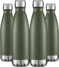 HASLE OUTFITTERS 17oz Stainless Steel Water Bottles Bulk, Vacuum Insulated by HASLEOUTFITTERS