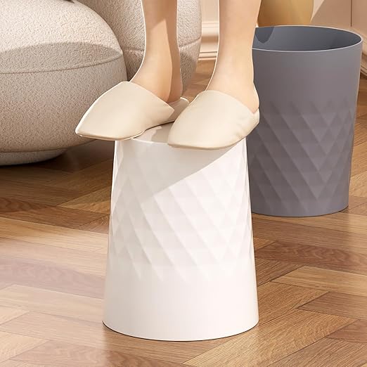 2 Pack Small Trash Can 1.8 Gallon Bathroom Garbage Can Waste Basket Recycling - Image 7