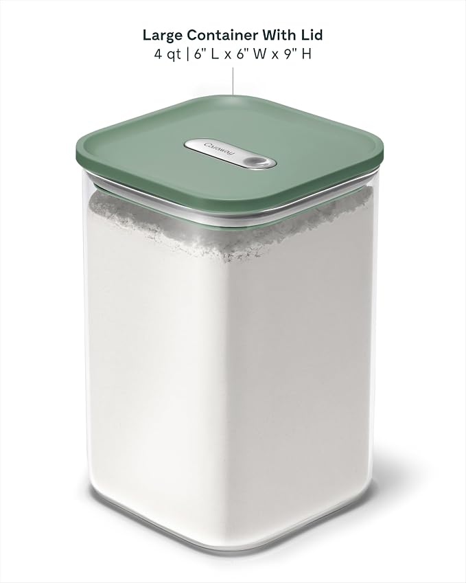 Caraway 4qt Glass Airtight Food Storage Container - Image 3