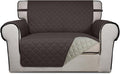 PureFit Reversible Quilted Sofa Cover, Water Resistant Slipcover Furniture by PureFit