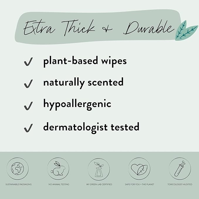 The Honest Company Hydrate and Cleanse Naturally Scented Wipes Cleansing - Image 5