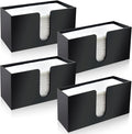 4Pack Black Acrylic Countertop Paper Towel Dispenser, Napkin Dispenser by Unknown