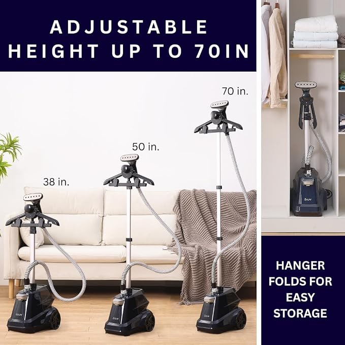 SALAV Commercial-Grade Standing Garment Steamer - Image 9