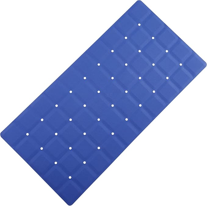 Foldable Silicone Bathtub Mat: Jumbo Size Heavy Duty Safety Bath Mat by Webos