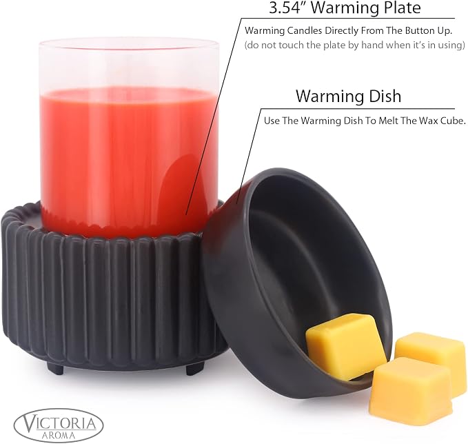 Ceramic Wax Melt Warmer 3-in-1 Candle Wax Warmer - Image 2