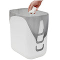 STORi Luup Bathroom Wastebasket, Secure Grocery Bags, Plastic Garbage Container by STORi