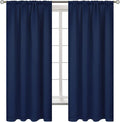 BGment Rod Pocket 63 Inch Long Blackout Curtains by BGment