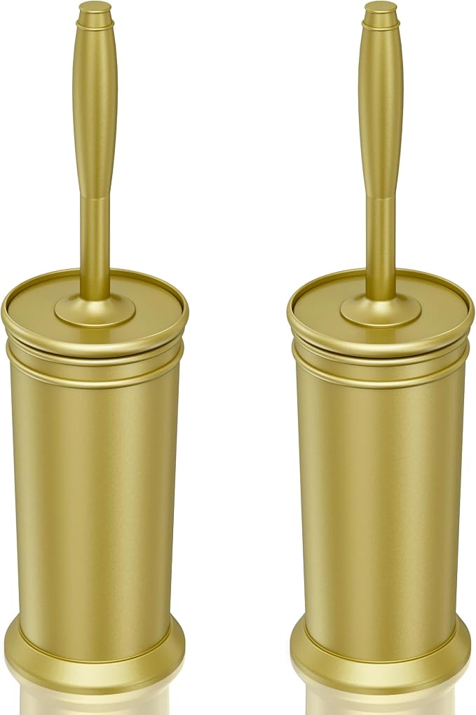 UPTRONIC Toilet Brush, Aluminum Alloy Toilet Brush and Holder Set by UPTRONIC