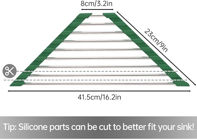 Tomorotec Triangle Roll-Up Dish Drying Rack - Image 4