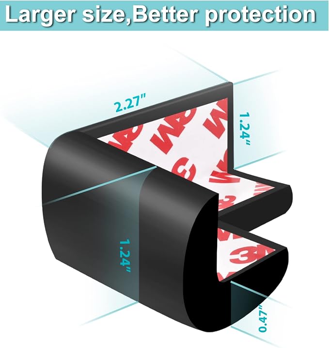 12 Pack Soft Corner Protector Baby Proofing Edge and Corner Guards, Safety - Image 2