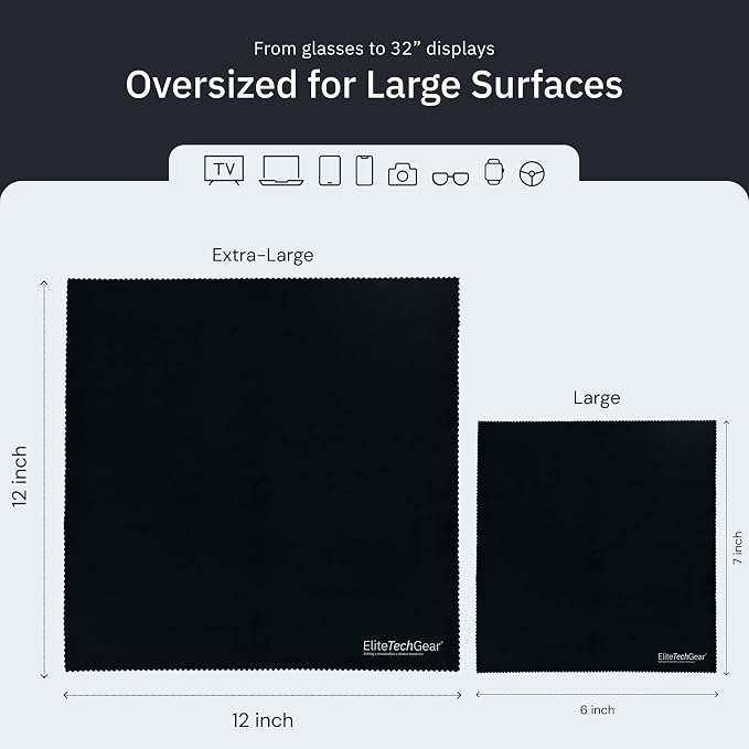 Elite Screens Microfiber Cleaning Cloth - Image 5