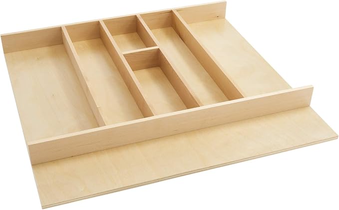 Rev-A-Shelf Trim-to-Fit Shallow Drawer Organizer by Rev-A-Shelf