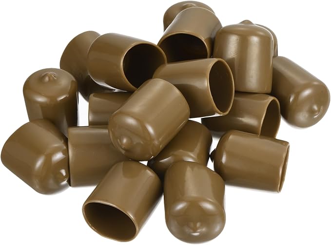 uxcell 20pcs Rubber End Caps 22mm ID Vinyl PVC Round Tube Bolt Cap Cover Screw - Image 4