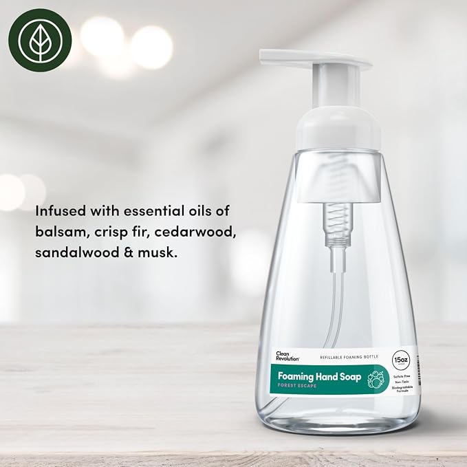 Clean Revolution Ready to Use Foaming Hand Soap| Three Pack | Jumbo 15oz - Image 2