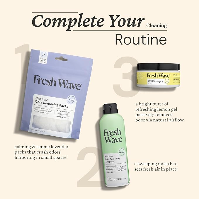 Fresh Wave Lavender Odor Eliminating & Deodorizing Packs | Bag of 6 & Fresh Pod - Image 7
