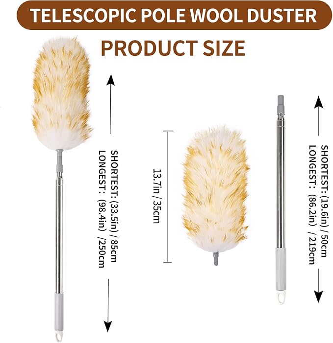 Lambswool Duster for Cleaning - Image 2