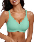Vertvie Womens Seamless Bras No Underwire Supportive Wireless Push Up Full by WelcometoVertVie