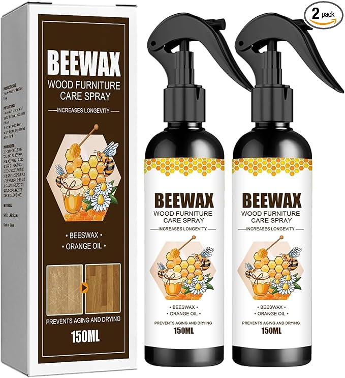 MOODTALK Beeswax Spray Furniture Polish, Wood Cleaner, Wood Floor Polish by Unknown