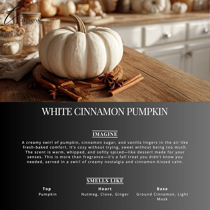 White Cinnamon Pumpkin Carpet Freshener Powder: Powerful Odor Eliminator - Image 3