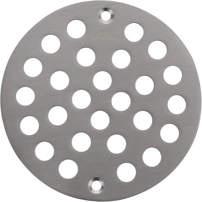 4-Inch Screw-in Shower Drainer Cover Replacement Floor Strainer Floor Drain by vouruna
