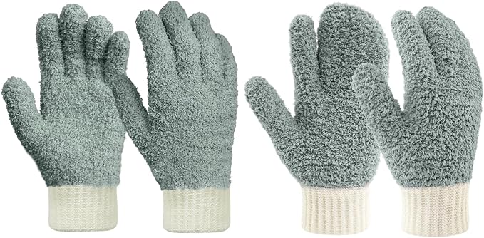 MIG4U Microfiber Dusting Gloves House Reusable Cleaning Glove by MIG4U