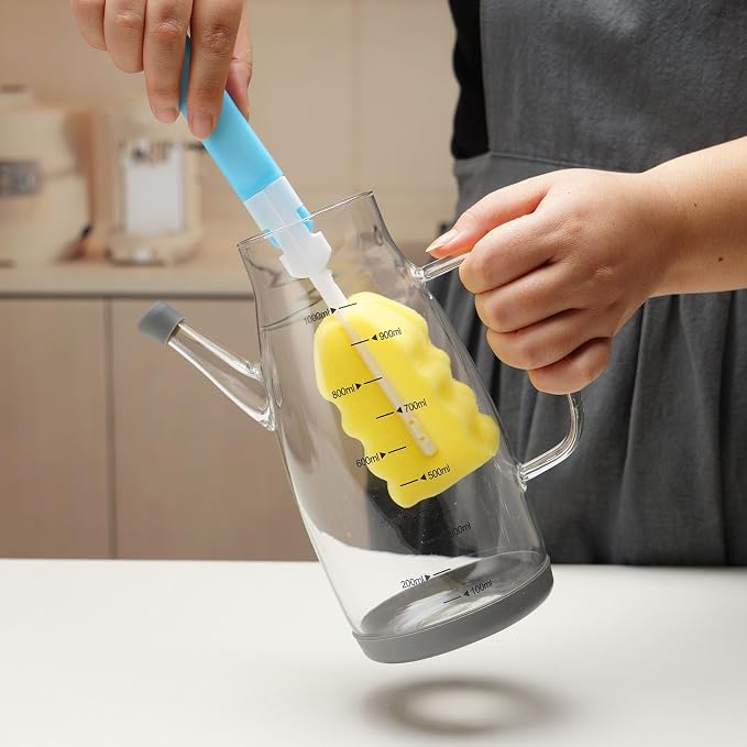Large Glass Oil Dispenser Bottle - Image 8
