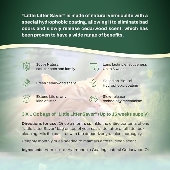 Little Litter Saver | a New Generation Of Cat Litter Box Deodorizer | Unique - Image 6