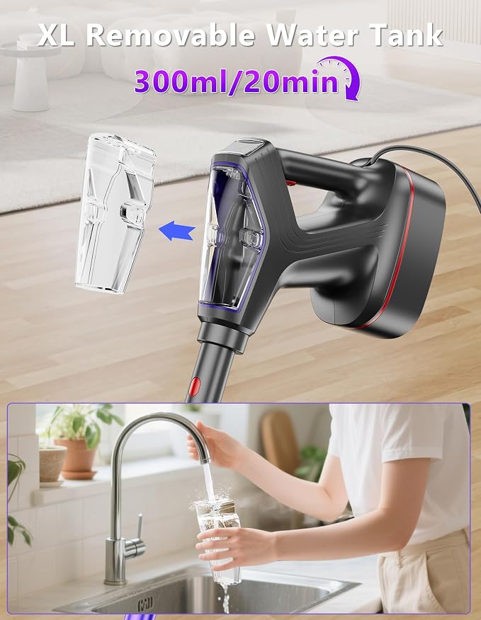 Steam Mop for Floor Cleaning, Heavy Duty 29-in-1 Steam Cleaner for Home - Image 4
